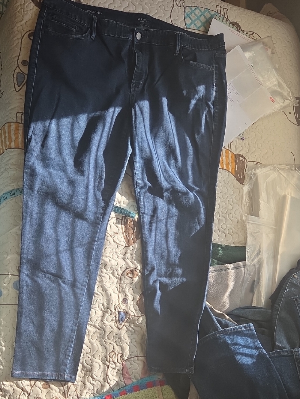a.n.a Women's Dark Blue Jeggings